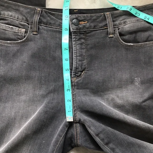 NYDJ Charcoal grey super skinny jeans 12 - Picture 9 of 15